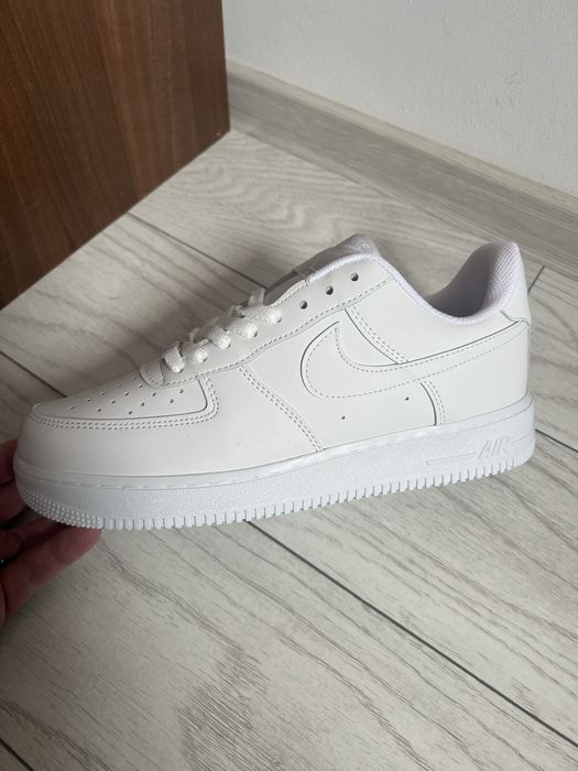 Nike Air Force 1 AF1 albi / triple white 36-44. Livrare cu verificare