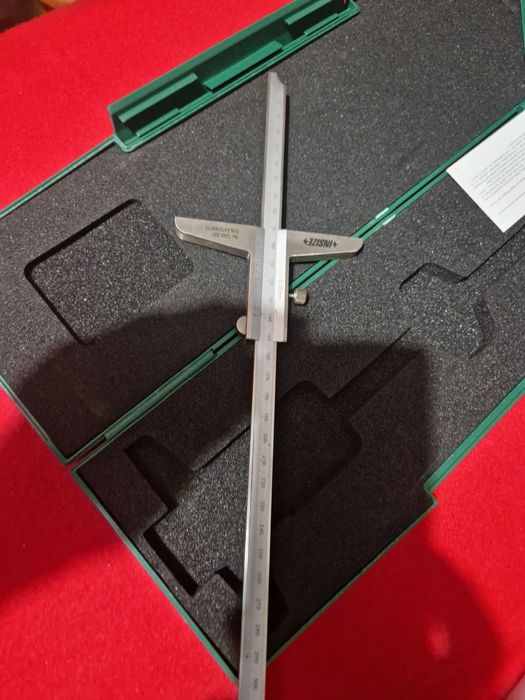 Subler mecanic  de adâncime in cutie 400 mm