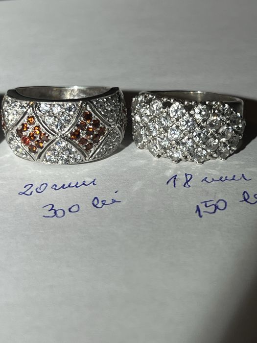 Inele de argint cu pietre naturale