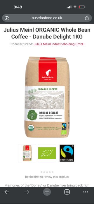 Cafea boabe  1kg