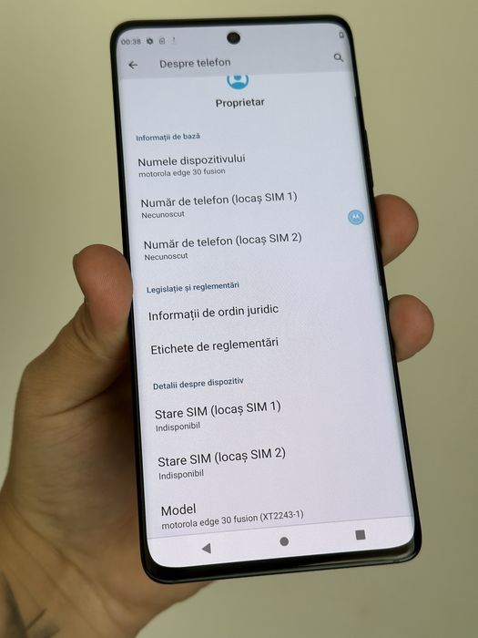 Motorola Edge 30 Fusion, Dual SIM, 128GB, 8GB RAM, 5G, Neptune Blue