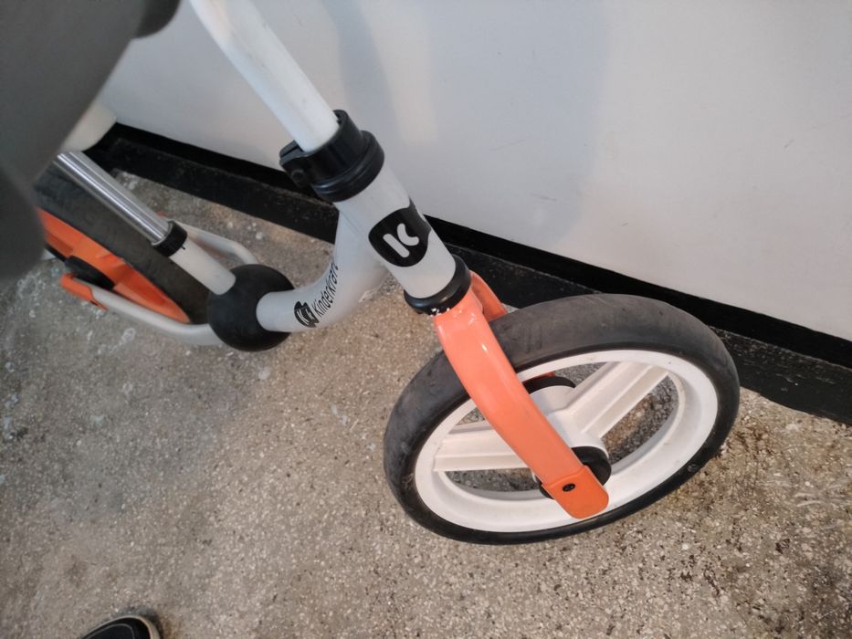 Bicicleta fara pedale Kinderkraft - 2Way Next, portocaliu, 12", pentru