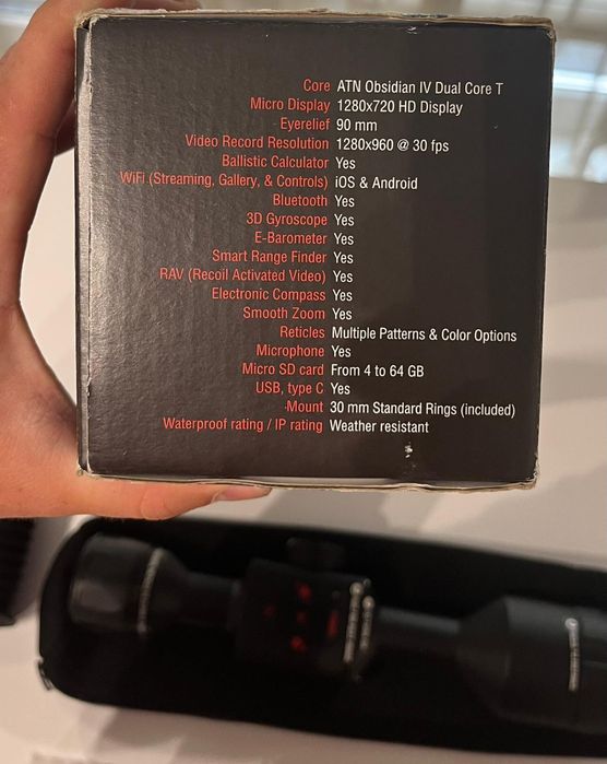 Lunetă termică ATN MARS 4 Smart HD