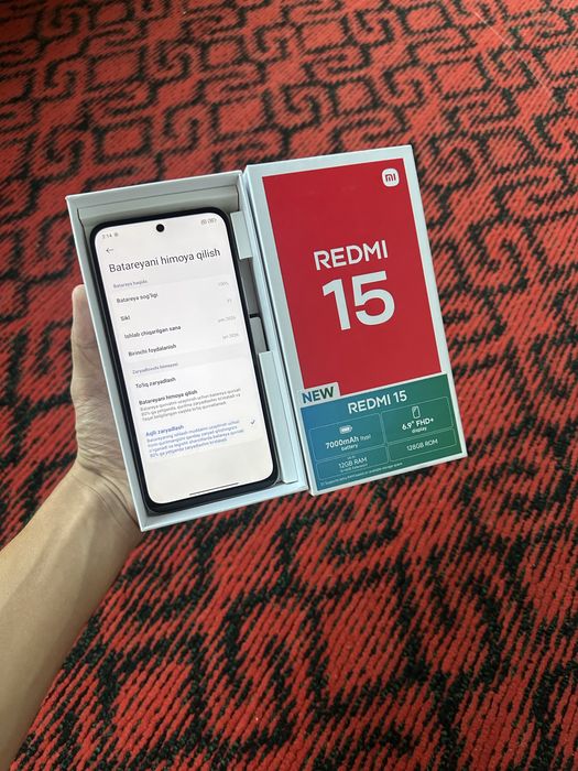 Redmi 15 1 oy bomagan yengi
