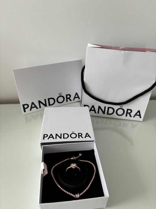 Set Pandora Inima Roz Valea Lupului • OLX.ro