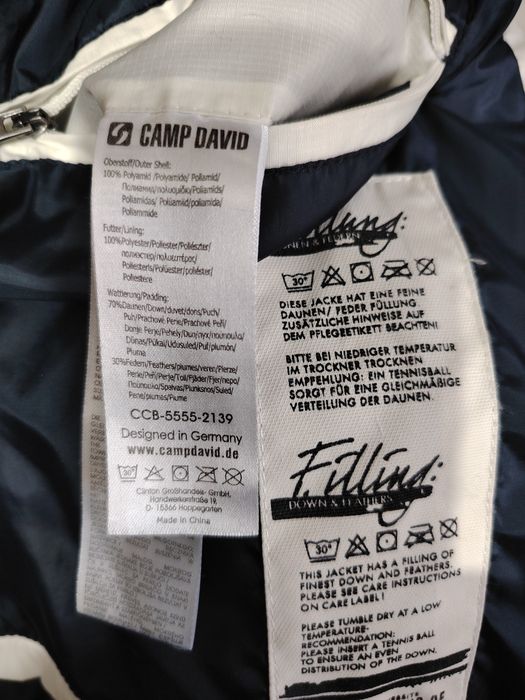 Geaca groasa cu puf Camp David,glugă detașabilă,XL