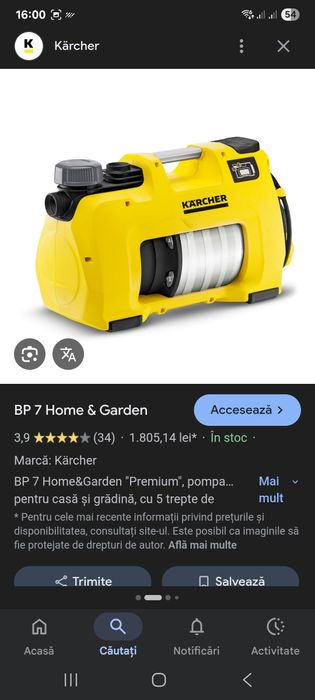 Pompa karcher BP 7 Home&Garden