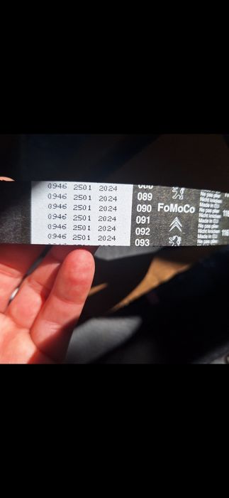 Ангренажен ремък на Пежо - Оригинален FoMoCo/PSA със 116 зъби и стандартна ширина 25.4