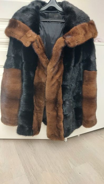 Норковая греческая шуба