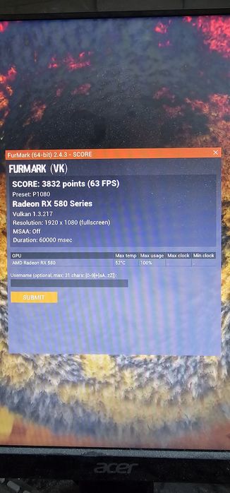Видеокарта  RX580 Sapphire Nitro+ 8GB