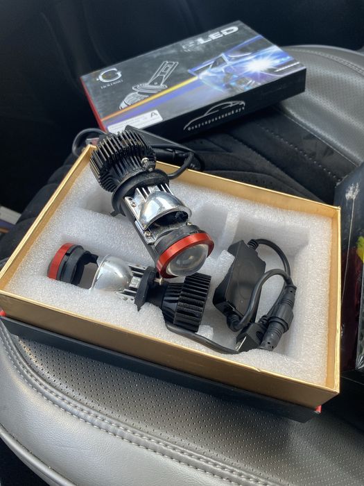 Мини линза лед H4