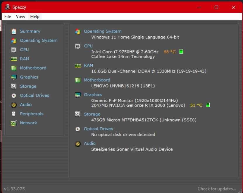 Laptop Gaming LENOVO Legion Y540-15IRH (RTX 2060)