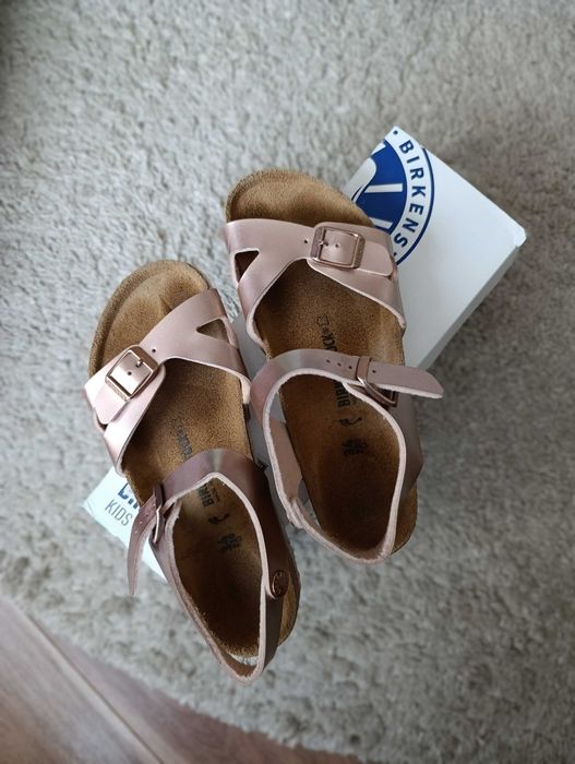 Детски сандали BIRKENSTOCK розово златно, номер 34