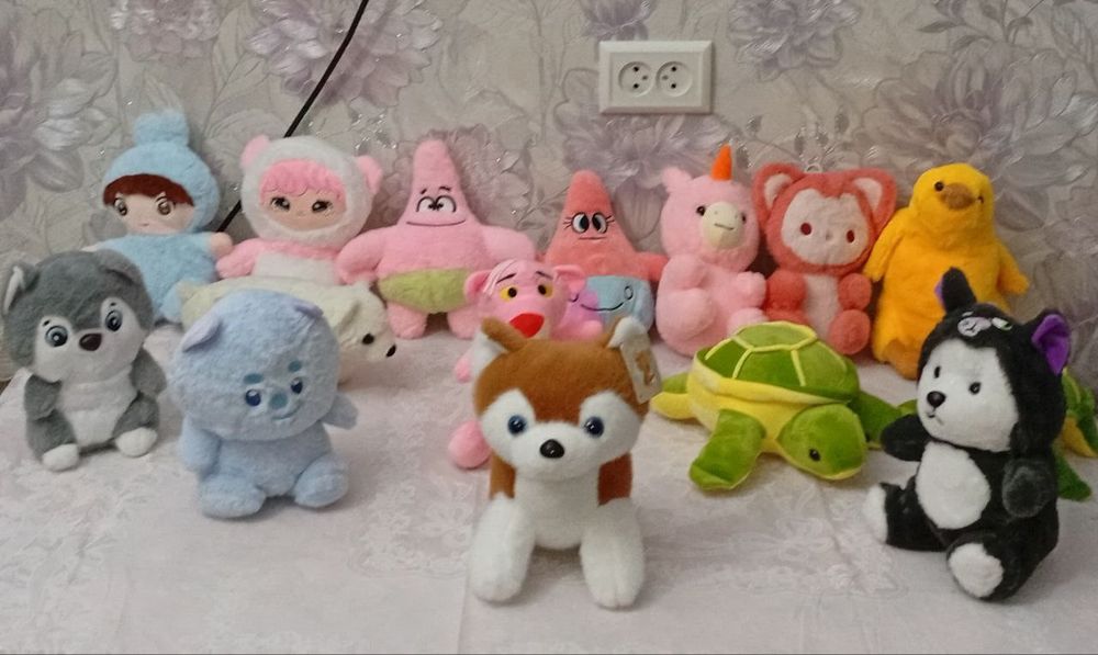 Красивые Мягкие игрушки , новые