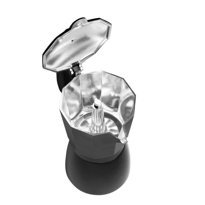 Espressor moka, Adler AD 4429, 9 cesti, 520 ml, aluminiu, maner termic