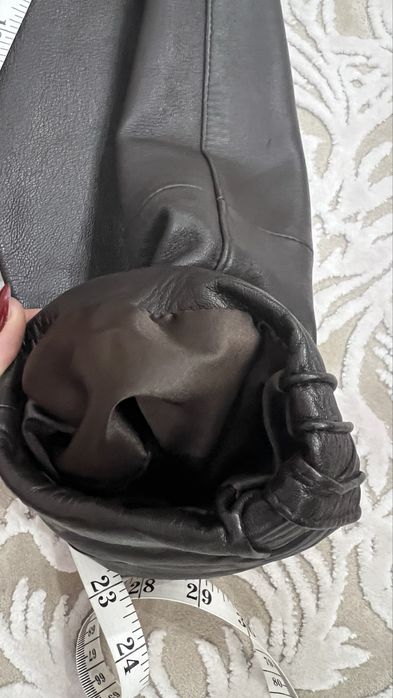 Haina piele naturala culoare maro