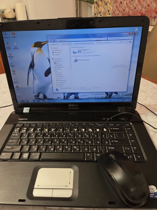 Ноутбук Dell рабочий