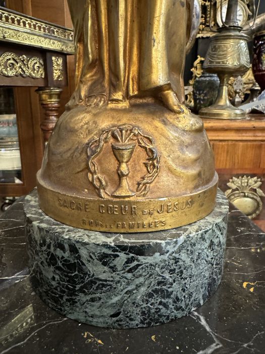 Statueta - semnata- antimoniu