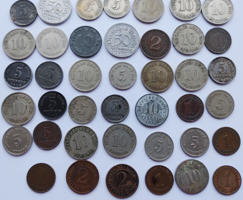 Monede vechi dintre anii 1875 și 1941 Imperiul German 5 Lei bucata