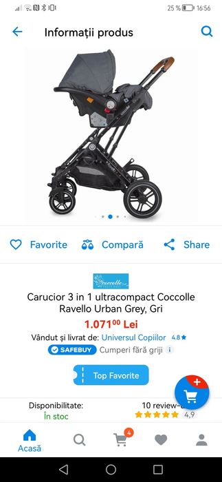 Vând carut copii