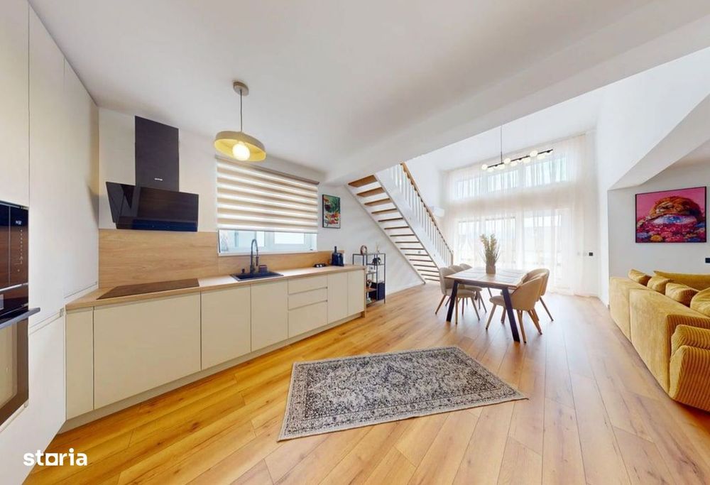 Penthouse pe 2 niveluri – Terasă mare + finisaje premium