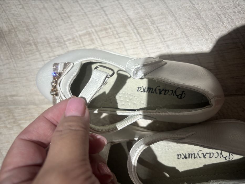 Туфельки белые 30-31