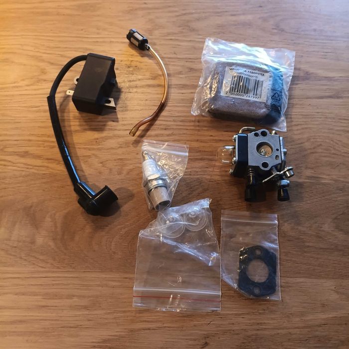 НОВ! Карбуратор + Бобина комплект за Stihl FS75 / FS80 / FS85