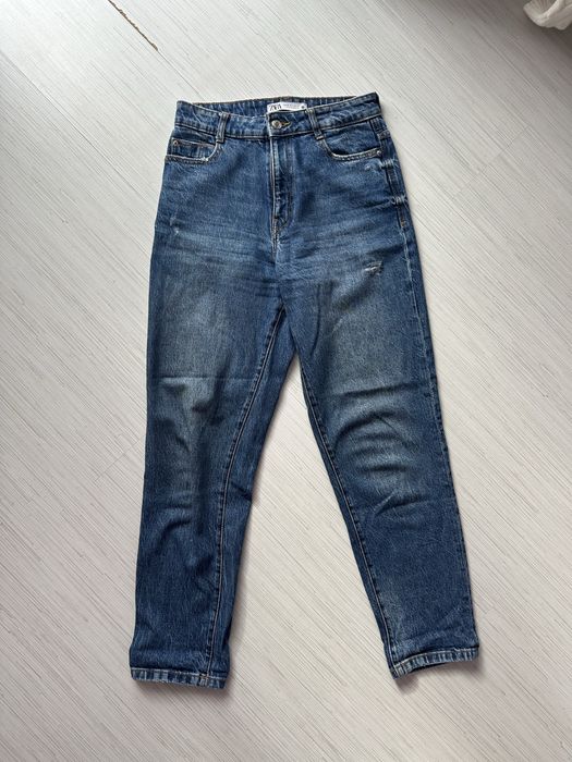 Дънки Zara в синьо и черно