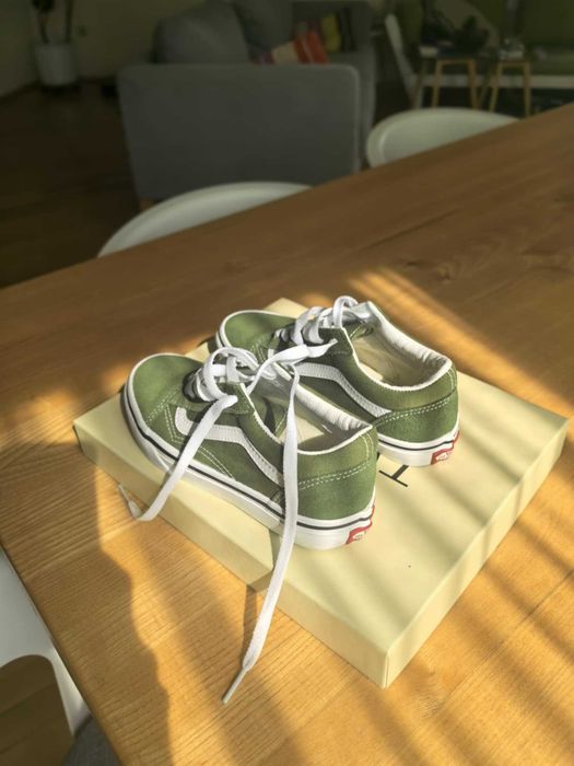 Гуменки Vans зелени 34 номер