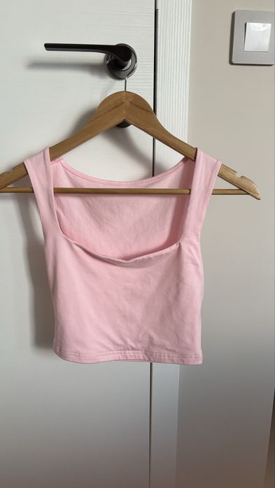 Розов къс потник от Shein