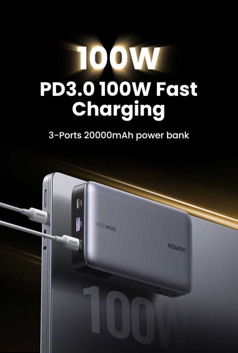 Ugreen PB720 Nexode 100W Power Bank 20000mAh & MacBook iPad iPhone 17