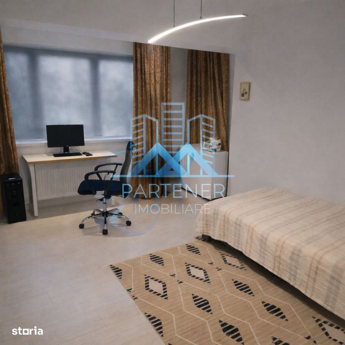 Apartament 3 camere 95 mp Copou Universitate mobilat+utilat bloc 1995
