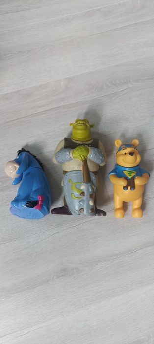 Фигурки - Шрек,Йори и Мечо Пух