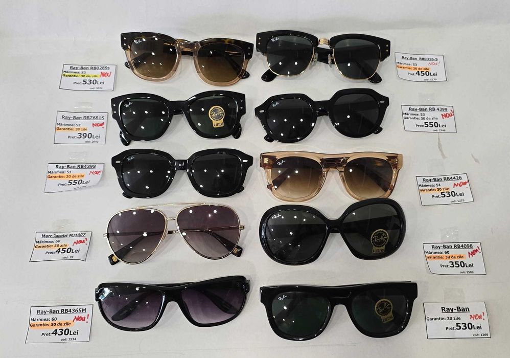 Ochelari de soare Ray-Ban RB4365M, mărimea 60, NOI!