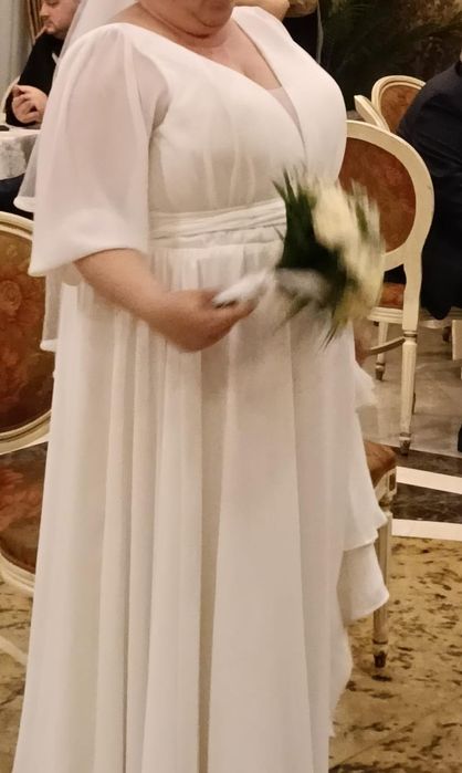 Rochie de mireara SH marime mare ajustabila