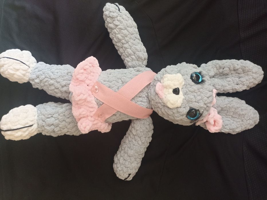 Ръчно плетен заек