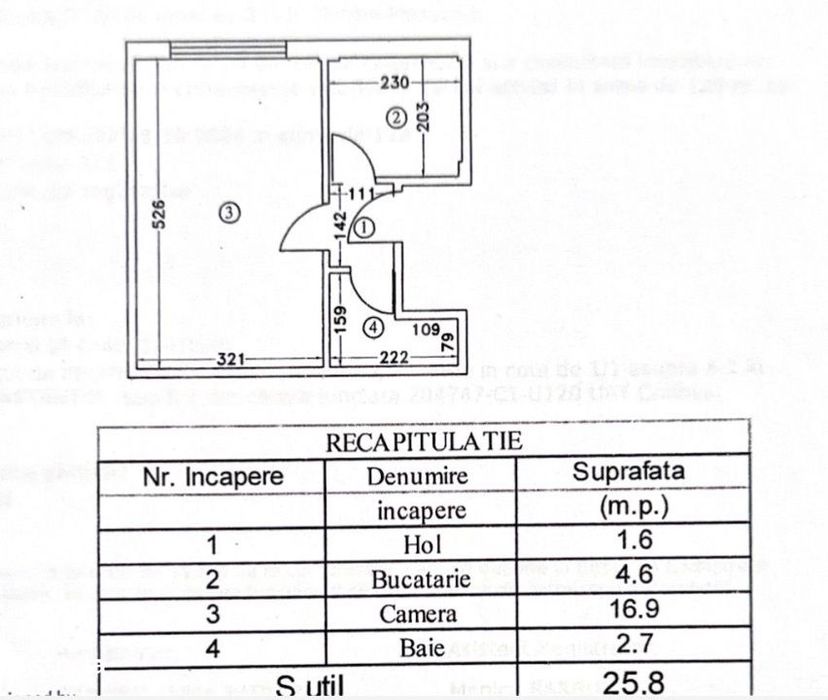 Garsoniera decomandata, Ultracentrala, zona Centrul Vechi