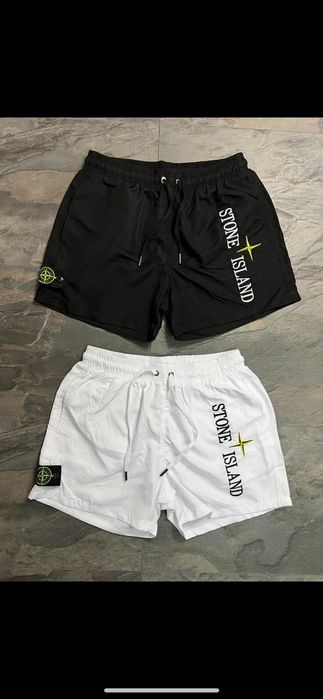 Стилни мъжки плажни шорти STONE ISLAND – комфорт и визия за лятото!