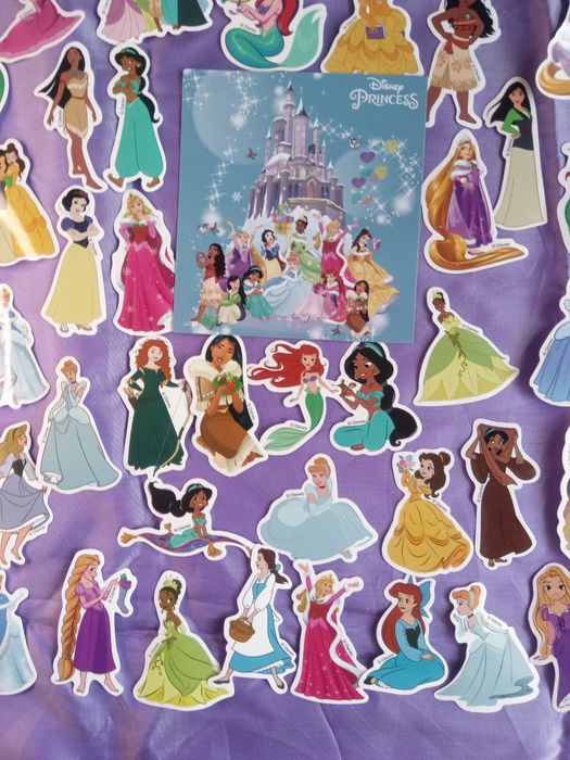 Стикери Дисни принцеси, 50 броя