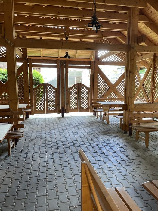 Foisor din lemn cu elementele demontabile