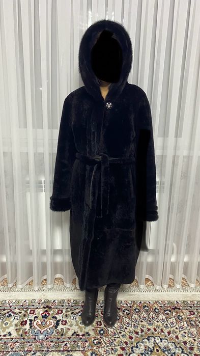 Шуба натуральная Мутон-норка