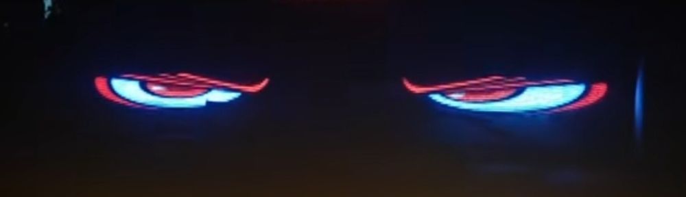 Led панели, глаза