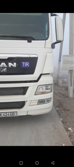 Ман тг 2008 тигач балонлари  80 процент прицеп 2005 йил балонлари 80