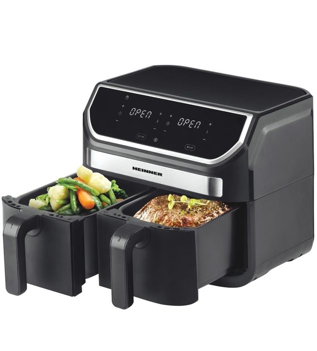 Airfryer Friteuza aer cald  Double Master HAF-KDB1700BK, 8.5L, 1700W