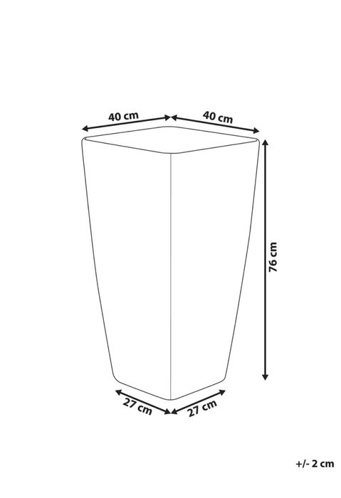 Ghiveci auto-irigant Lechuza Cubico 40