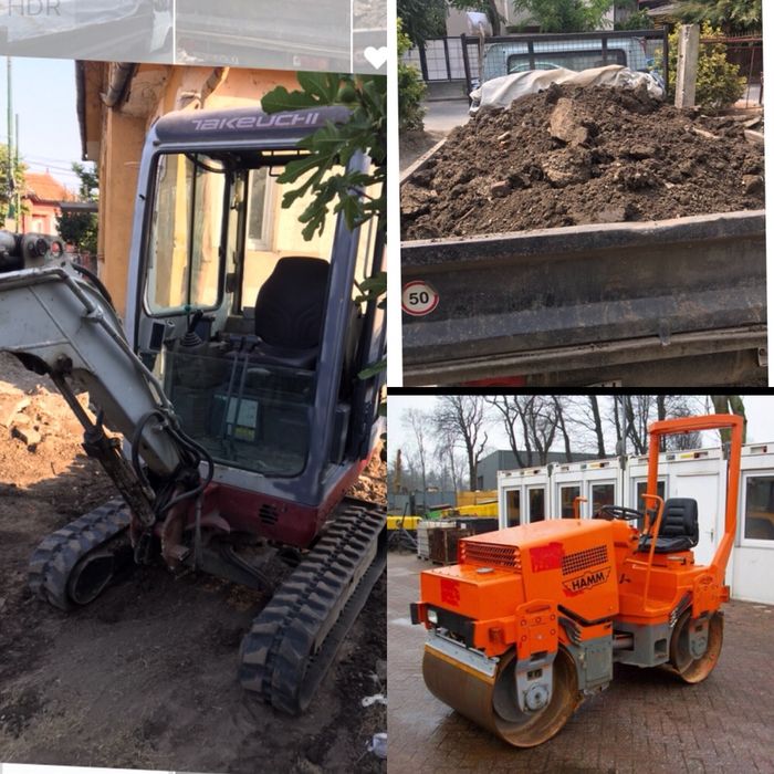 inchiriez cilindru compactor de 20, 18, , 17  si 3 To