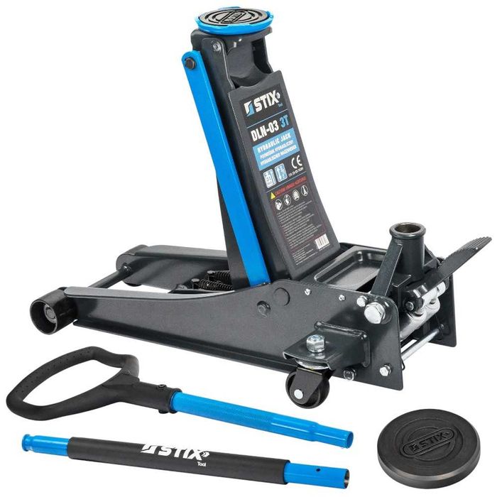 Cric crocodil hidraulic 3T, 75–505 mm, profesional Stix