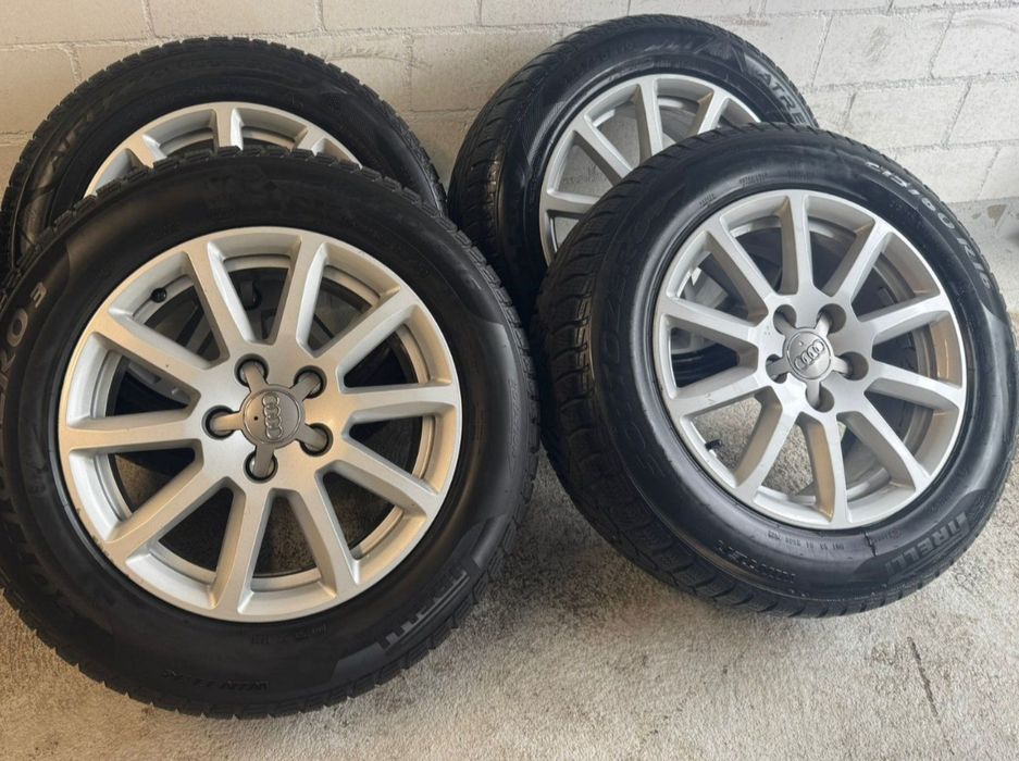 Jante 16  originale Audi  + cauciucuri Michelin de vara  225. 55 R16.