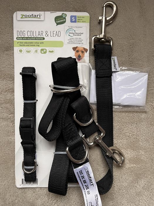 Set zgardă și lesă câini Zoofari mărimea S