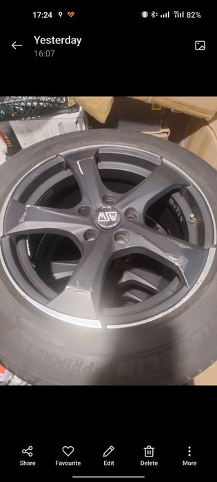 Джанти MSW 47 oz design със гуми Michelin